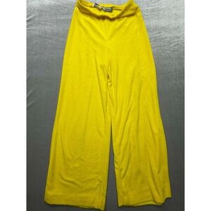 Vintage Lord & Taylor‎ Acrylic Sweat Pants Yellow Size Small Style 6000